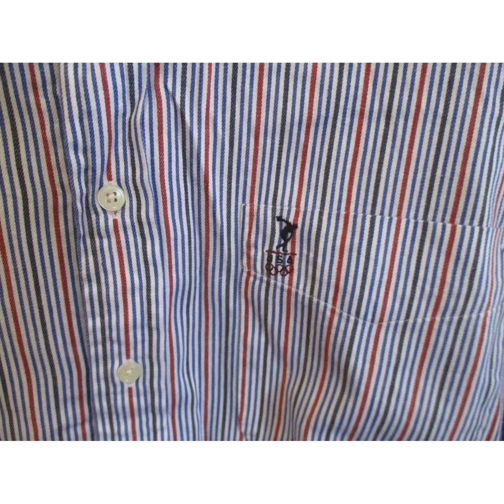 Vintage American Olympiad Collection Dress Shirt Size 16 34 35 Henry Grethel